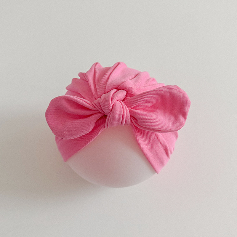 Ethnic Fashion India - Monocromático Baby Turban Cap, Algodão Puro,