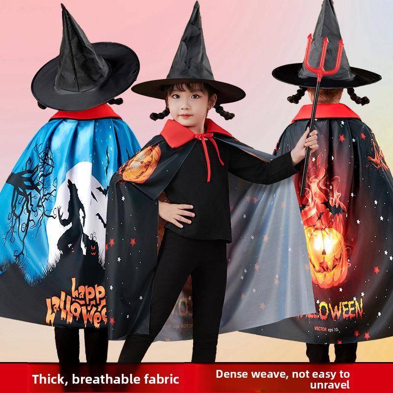Ethnic Fashion Dress - Capa de Performance Infantil de Halloween,