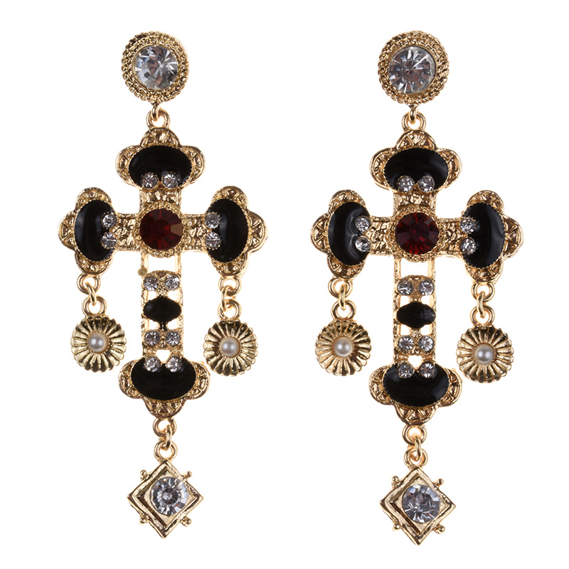 Ethnic Fashion India - Novidade 2026: Brincos de Cruz Barroca