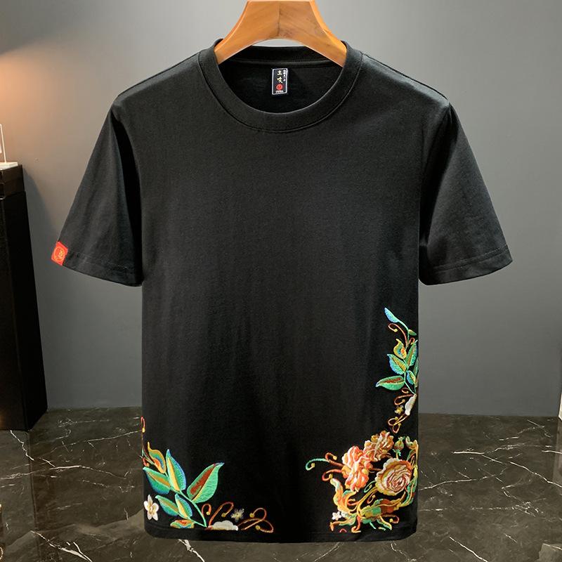 Ethnic Fashion Designer - Estilo chinês bordado high-end topo masculino