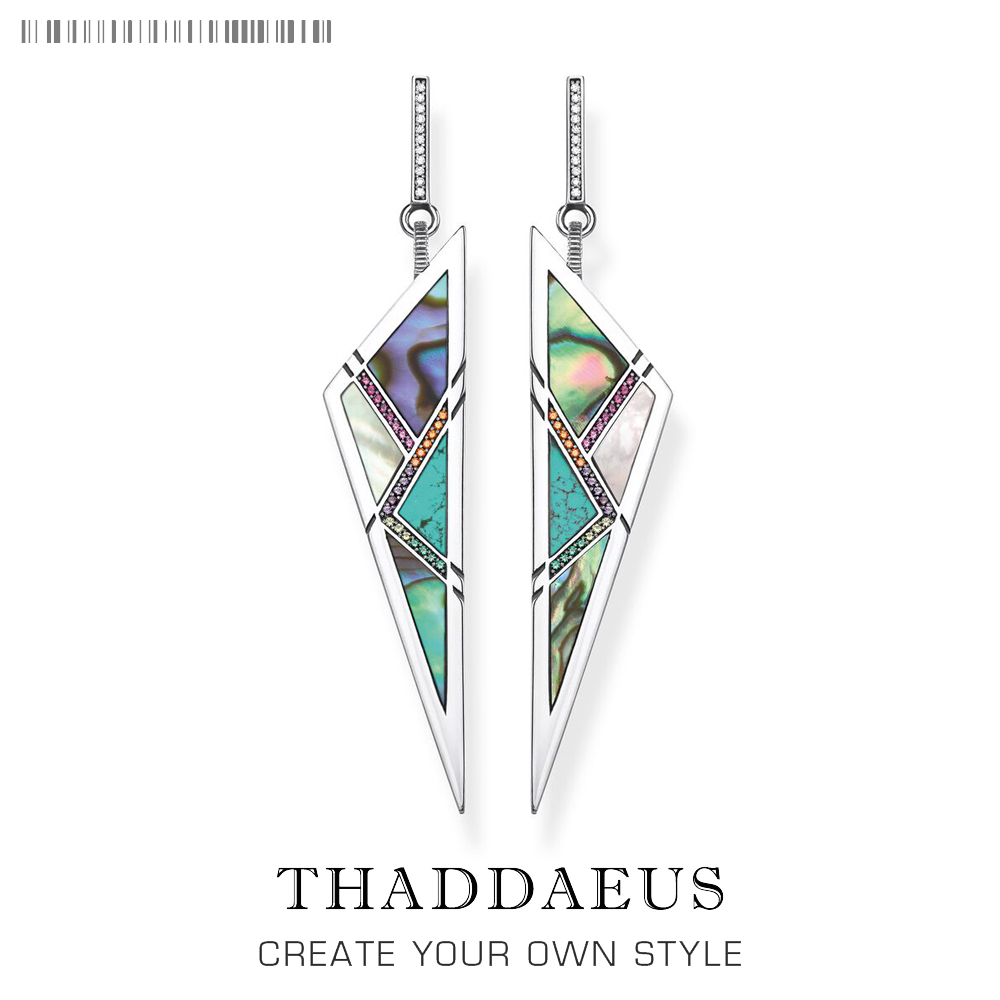 Ethnic Fashion Meaning - Brincos triangulares para mulheres, joias finas