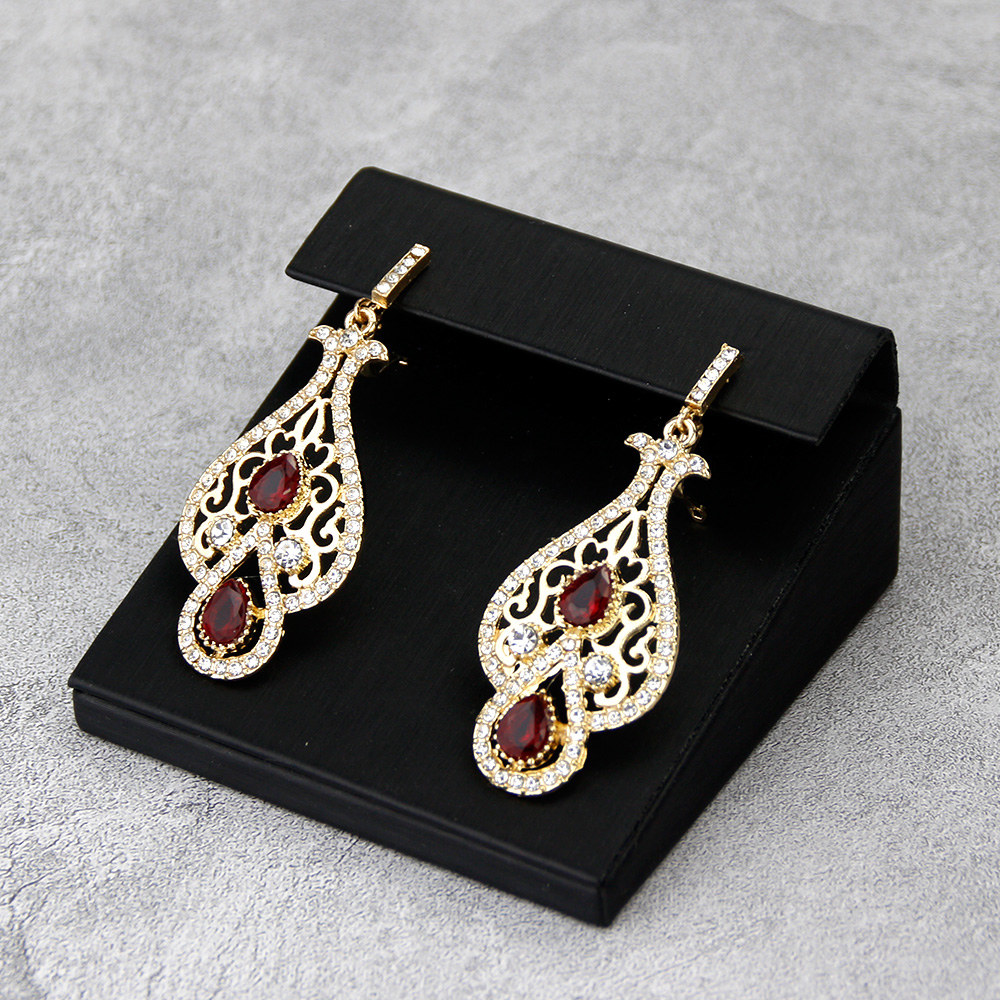 Ethnic Chic Fashion - Sunspicems-18K Brincos de Ouro para Mulheres,