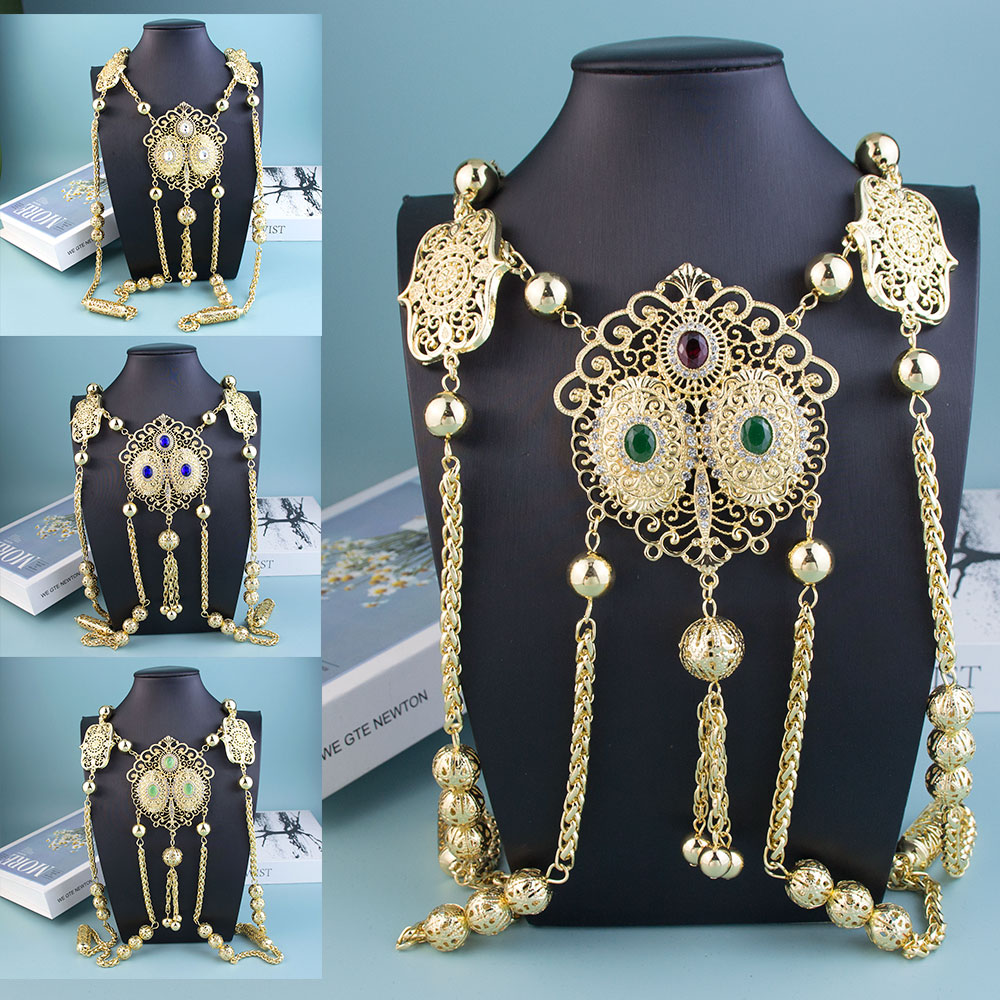 Ethnic Chic Fashion - Sunspicems chique marroquino noiva corpo jóias