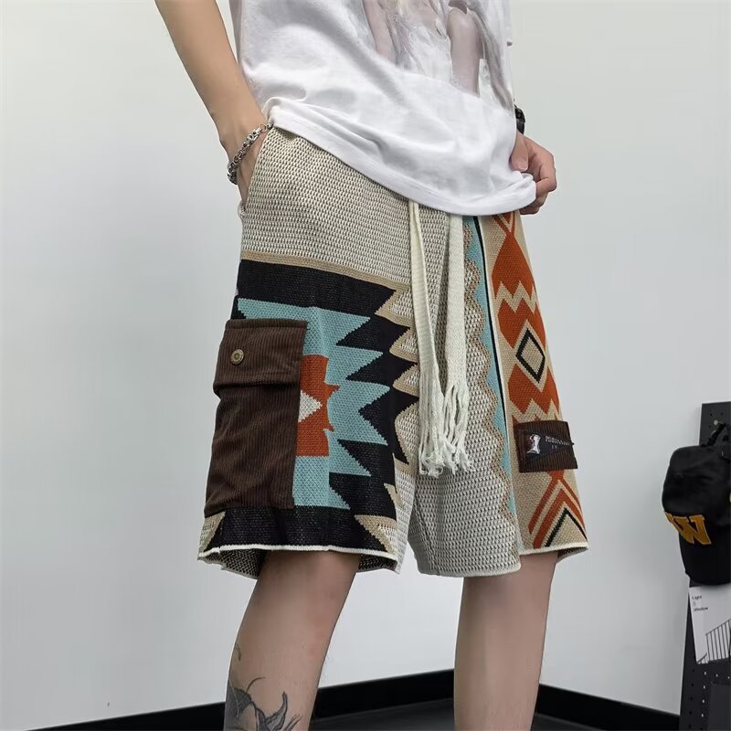 Y2K Ethnic Fashion - Verão fino elegante gótico individualista malha