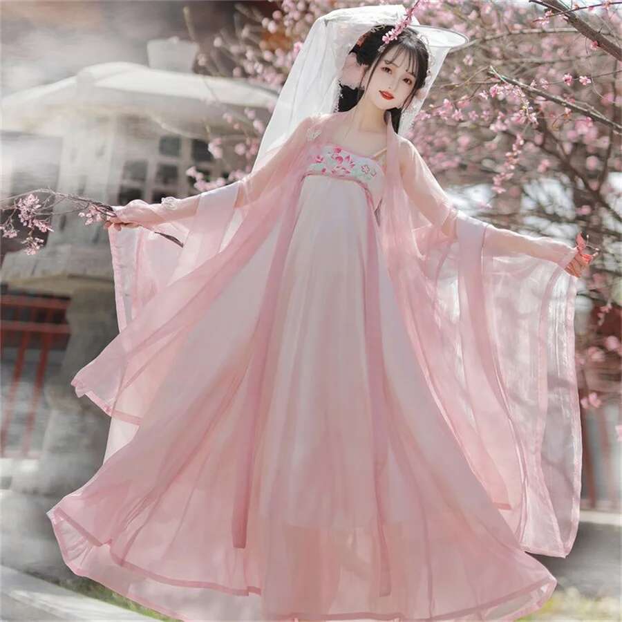 Ethnic Dress Fashion Show - Hanfu vestido tradicional chinês cosplay trajes