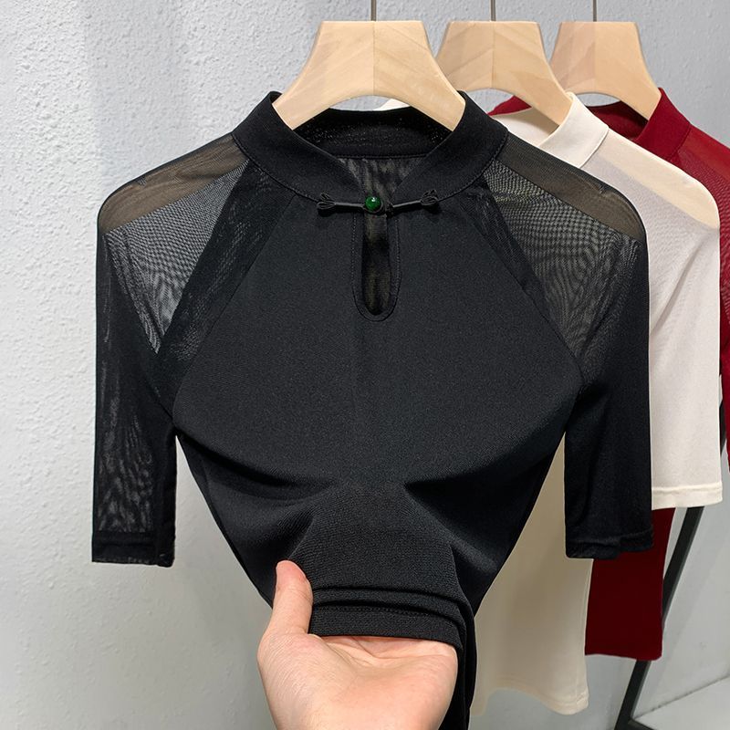 Estilo étnico malha de manga c - Ethnic Chic Fashion avaliação e preço