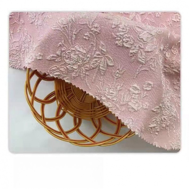 Tecido bordado de rosa pequena - Ethnic Fashion Way avaliação e preço
