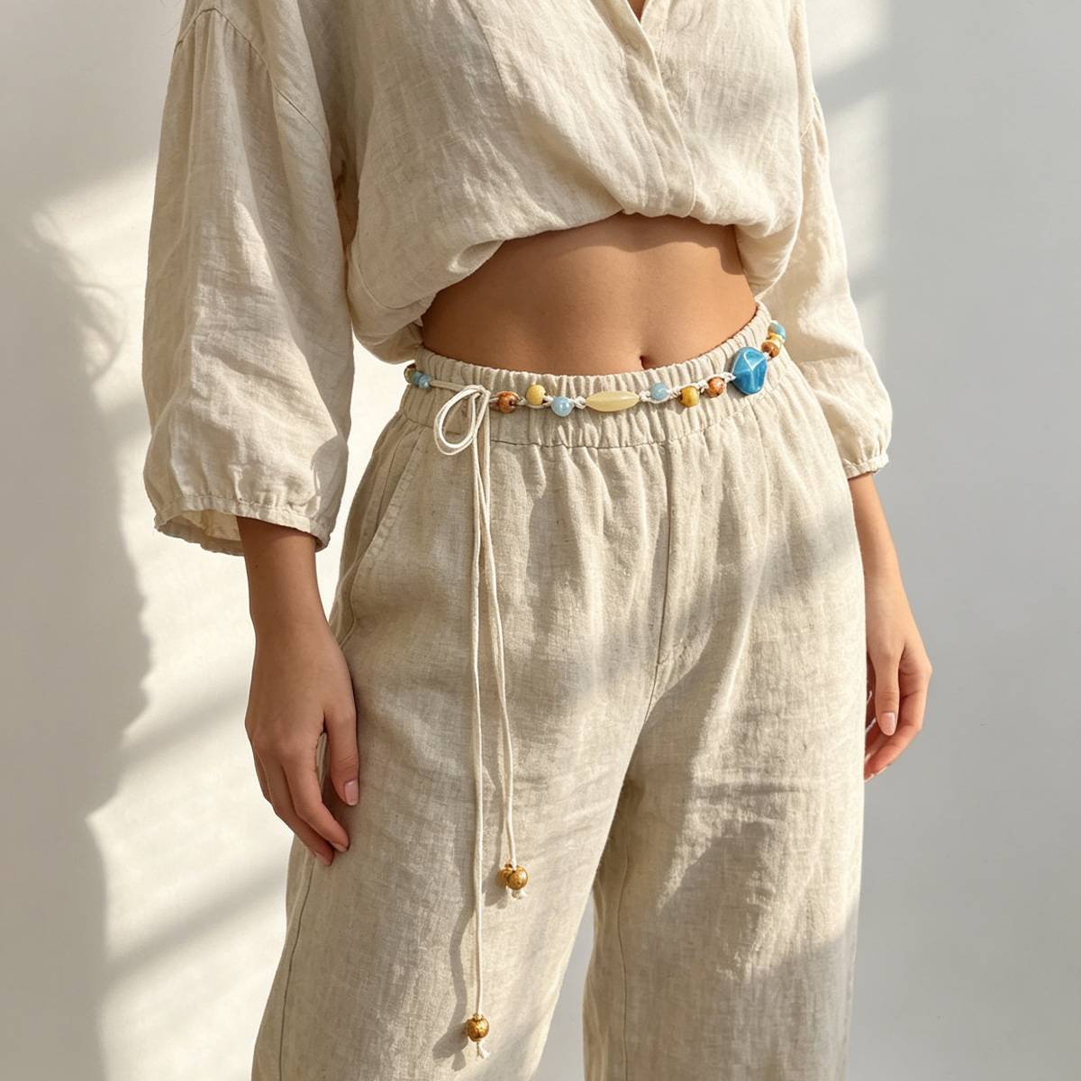 Cinto de Cintura Floral Étnico - Y2K Ethnic Fashion avaliação e preço