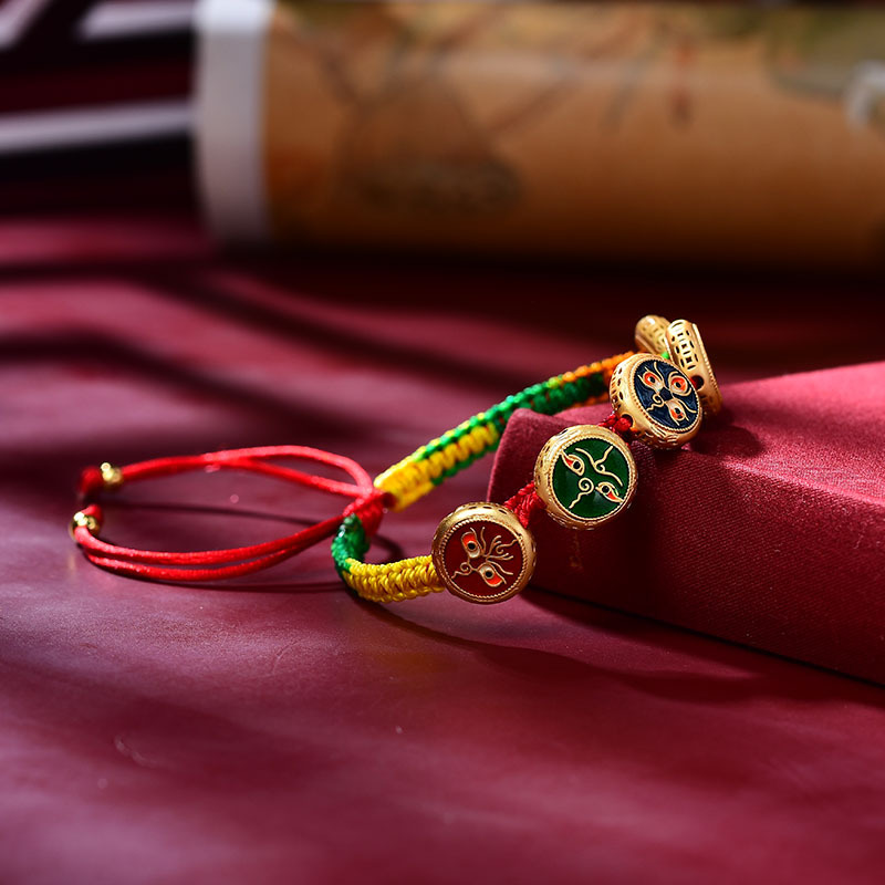 Tibetano Mão Tecido Pulseira,  - Ethnic Fashion Way avaliação e preço