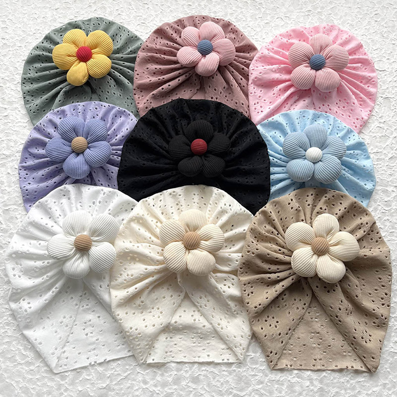 3d flor bebê turbante boné ver - Ethnic Fashion India avaliação e preço