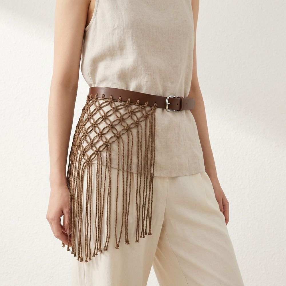 Cintos Casuais Y2K com Franjas - Y2K Ethnic Fashion avaliação e preço
