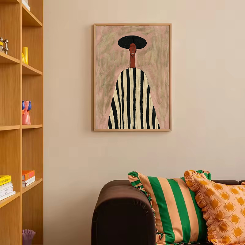 Pôster de Pintura em Tela Abst - Ethnic Contemporary Fashion avaliação e preço