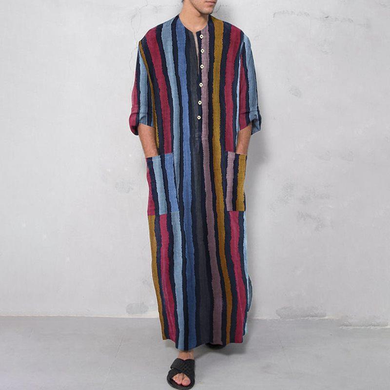 Camisa Masculina Longa Listrad - Ethnic Fashion Designer avaliação e preço