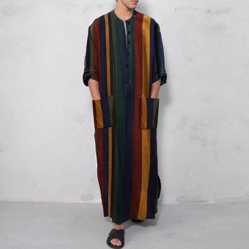 Camisa Masculina Longa Listrad - Ethnic Fashion Designer avaliação e preço