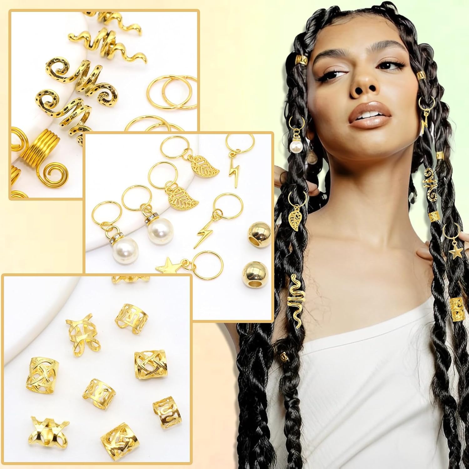 220 peças acessórios de cabelo - Ethnic Fashion Jewellery avaliação e preço