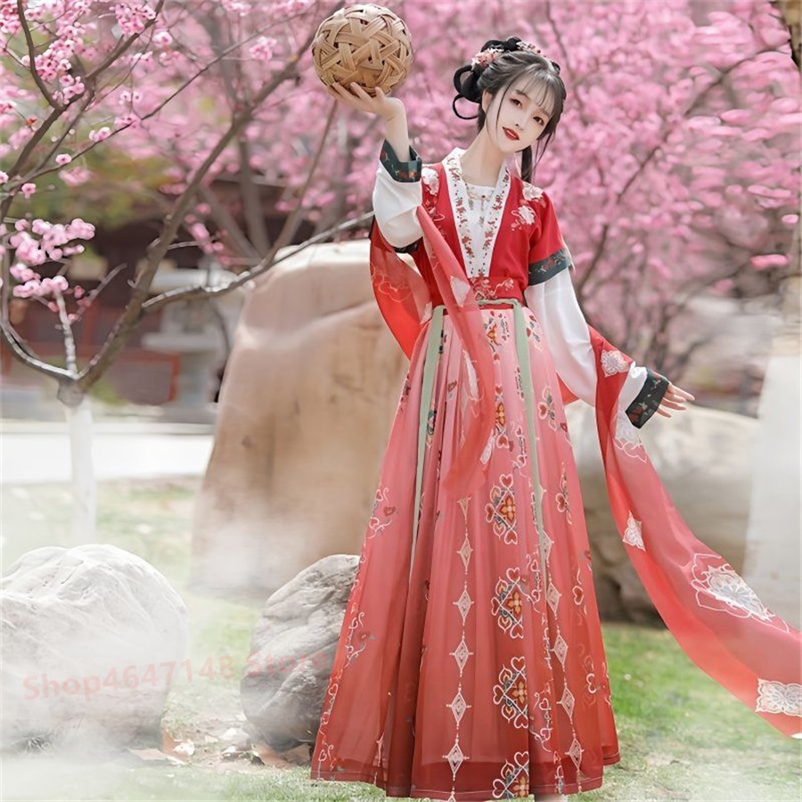 Hanfu vestido tradicional chin - Ethnic Dress Fashion Show avaliação e preço