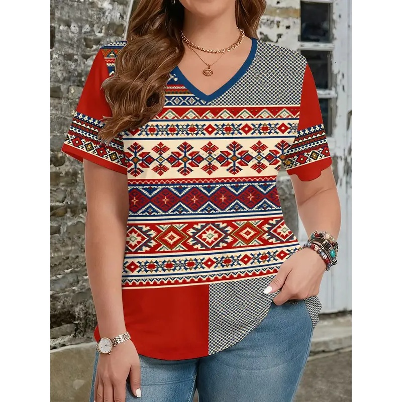 Camisetas estilo étnico com es - Y2K Ethnic Fashion avaliação e preço