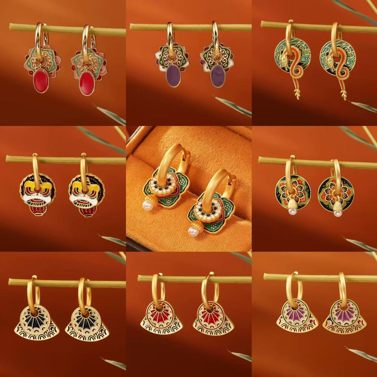 S925 novos brincos de estilo c - Ethnic Fashion Way avaliação e preço