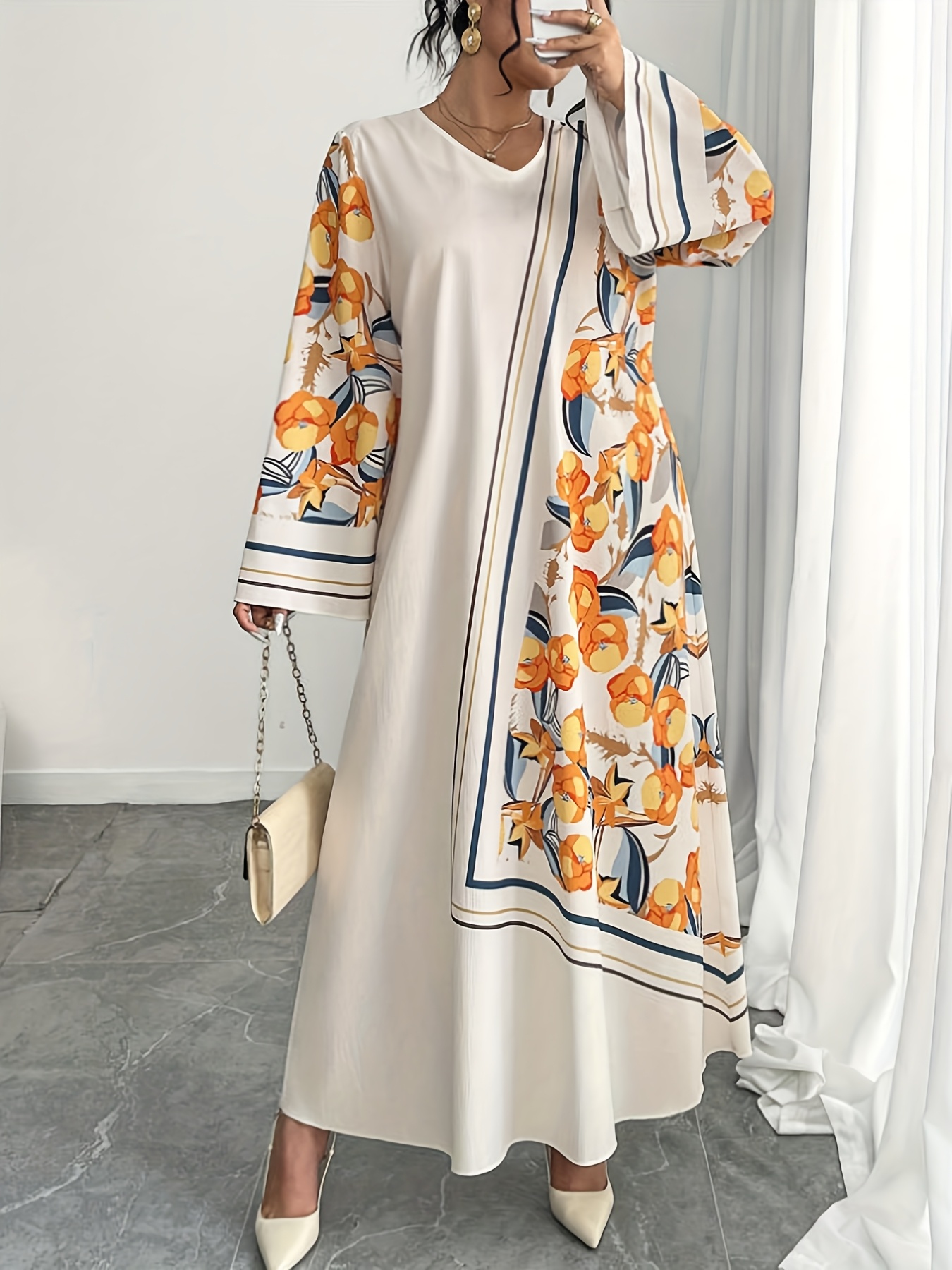 Vestido Robe Feminino Plus Siz - Ethnic Fashion Dress avaliação e preço