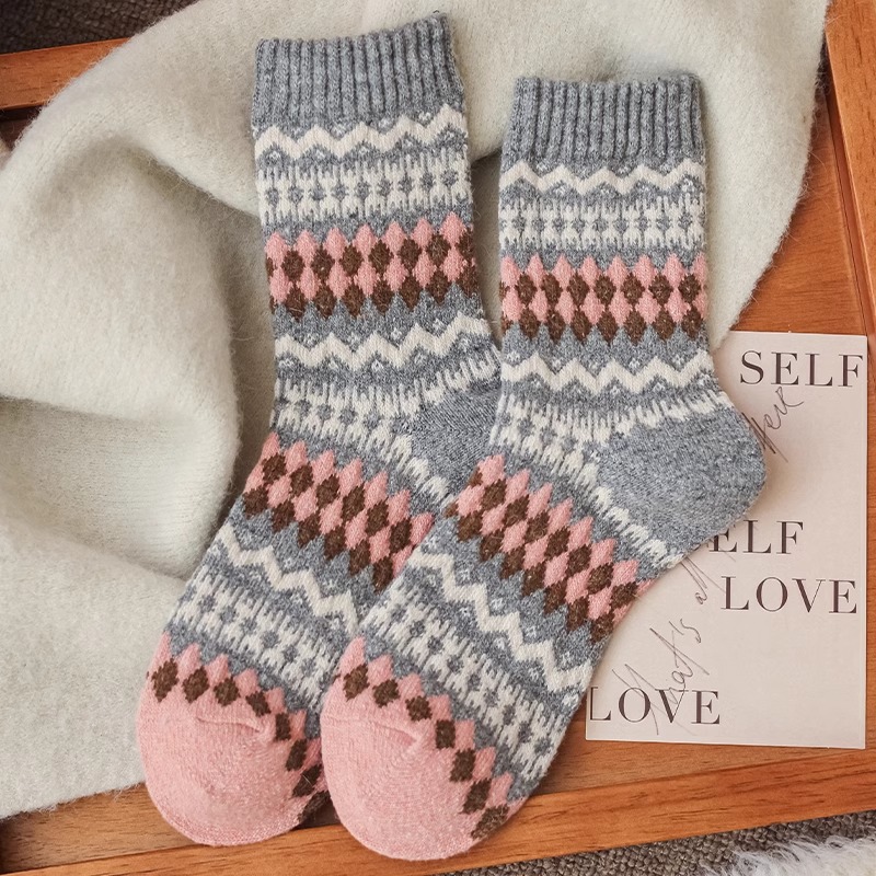 1/5 pares de outono e inverno  - Winter Ethnic Fashion For Women avaliação e preço