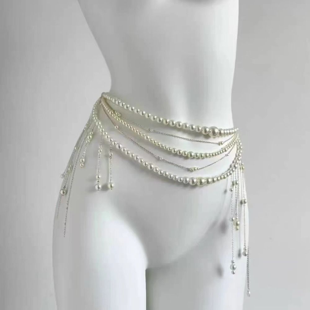 Moda elegante pérola cintura c - Ethnic Fashion Jewellery avaliação e preço