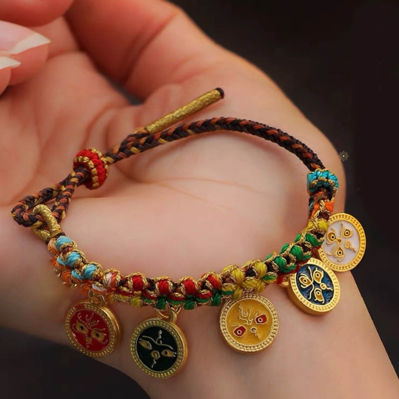 Pulseira tibetana artesanal, H - Ethnic Fashion Way avaliação e preço
