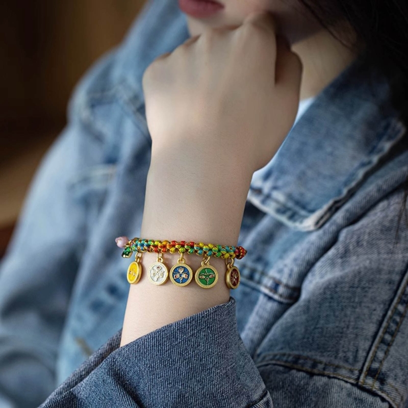 Pulseira tibetana artesanal, H - Ethnic Fashion Way avaliação e preço