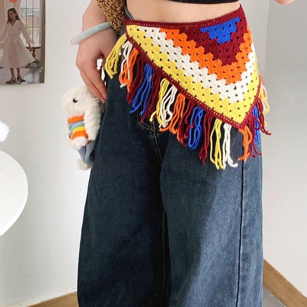 Cinto de Franjas de Moda Y2K,  - Y2K Ethnic Fashion avaliação e preço