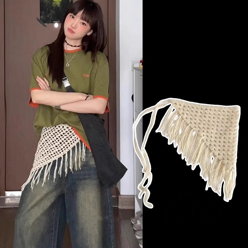 Cinto de Franjas de Moda Y2K,  - Y2K Ethnic Fashion avaliação e preço