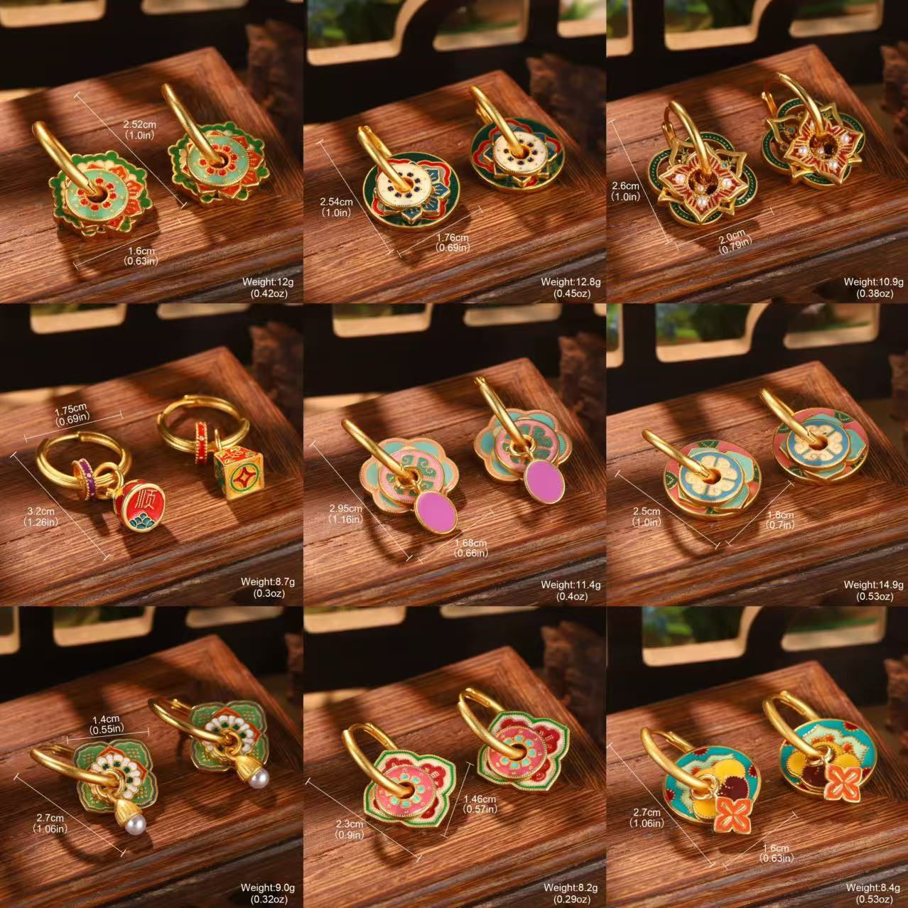 Brincos étnicos chineses color - Ethnic Fashion Way avaliação e preço